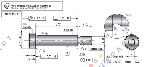 1021-16-160 SHOULDER BOLT