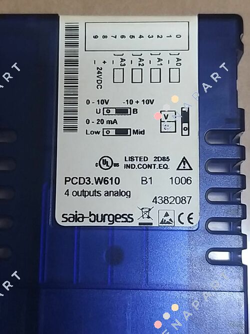 PCD3.W610 Art. No 9600263 Analog output module