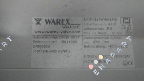 12011293 pneumatic rotary actuator